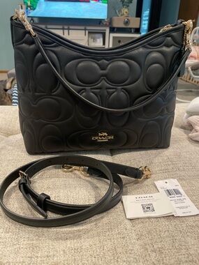 Coach Laurel in Signature Print - black